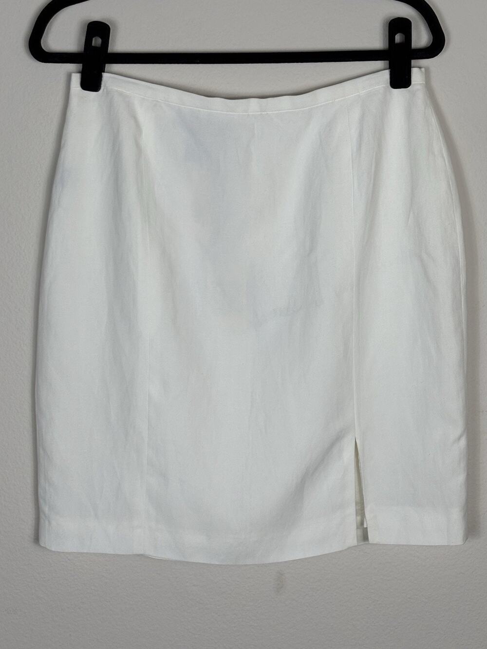 Episode Deadstock White Linen Blend Pencil Skirt Women's 12 NWT Office Chic